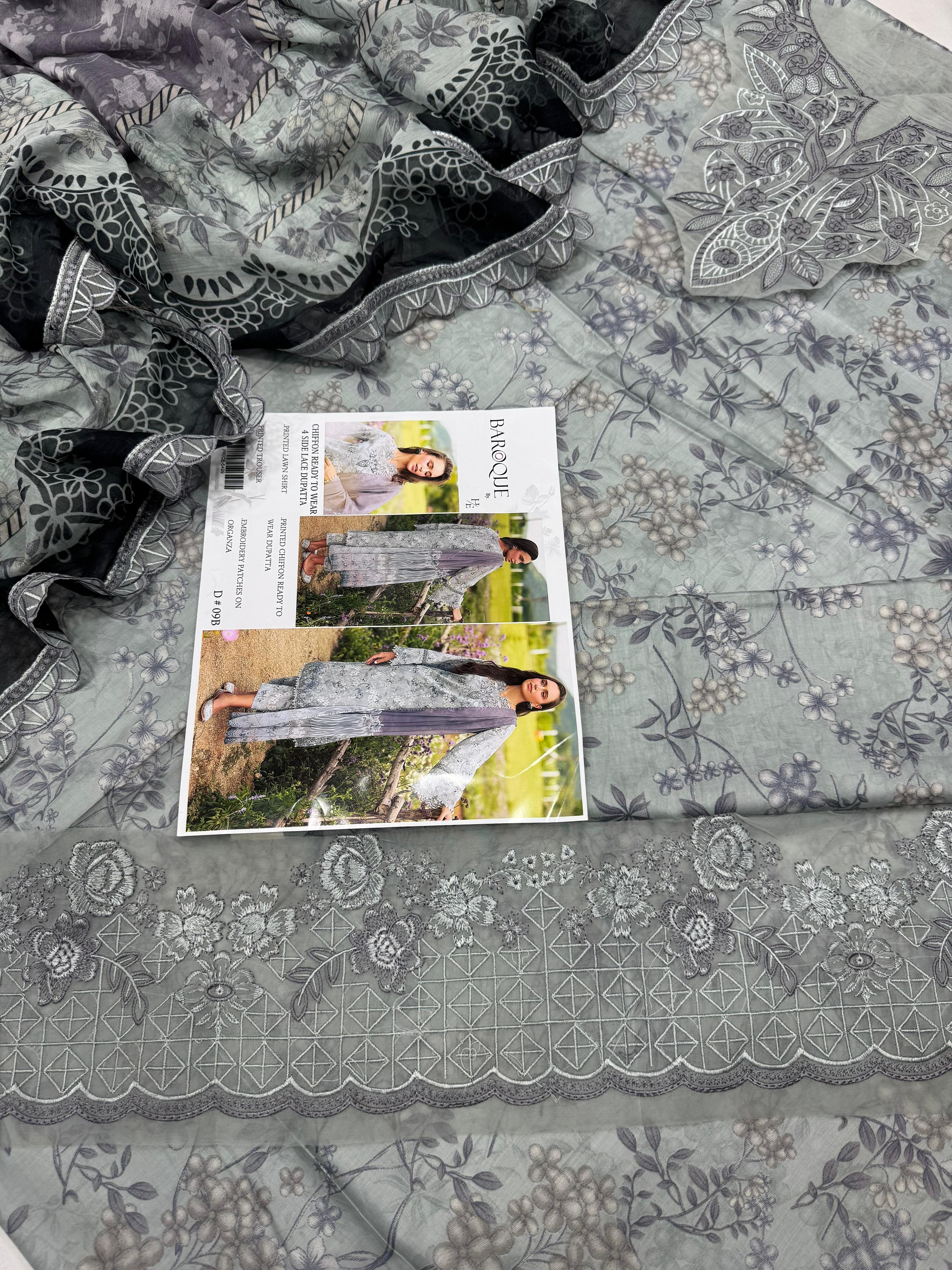 BAROQUE Digital Print 3pc D30