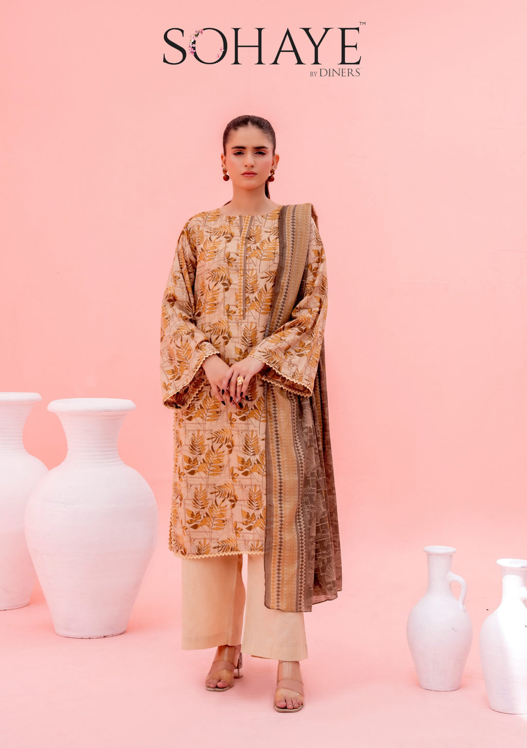 SOHAYE By Diners 3Pc Digital Print D19