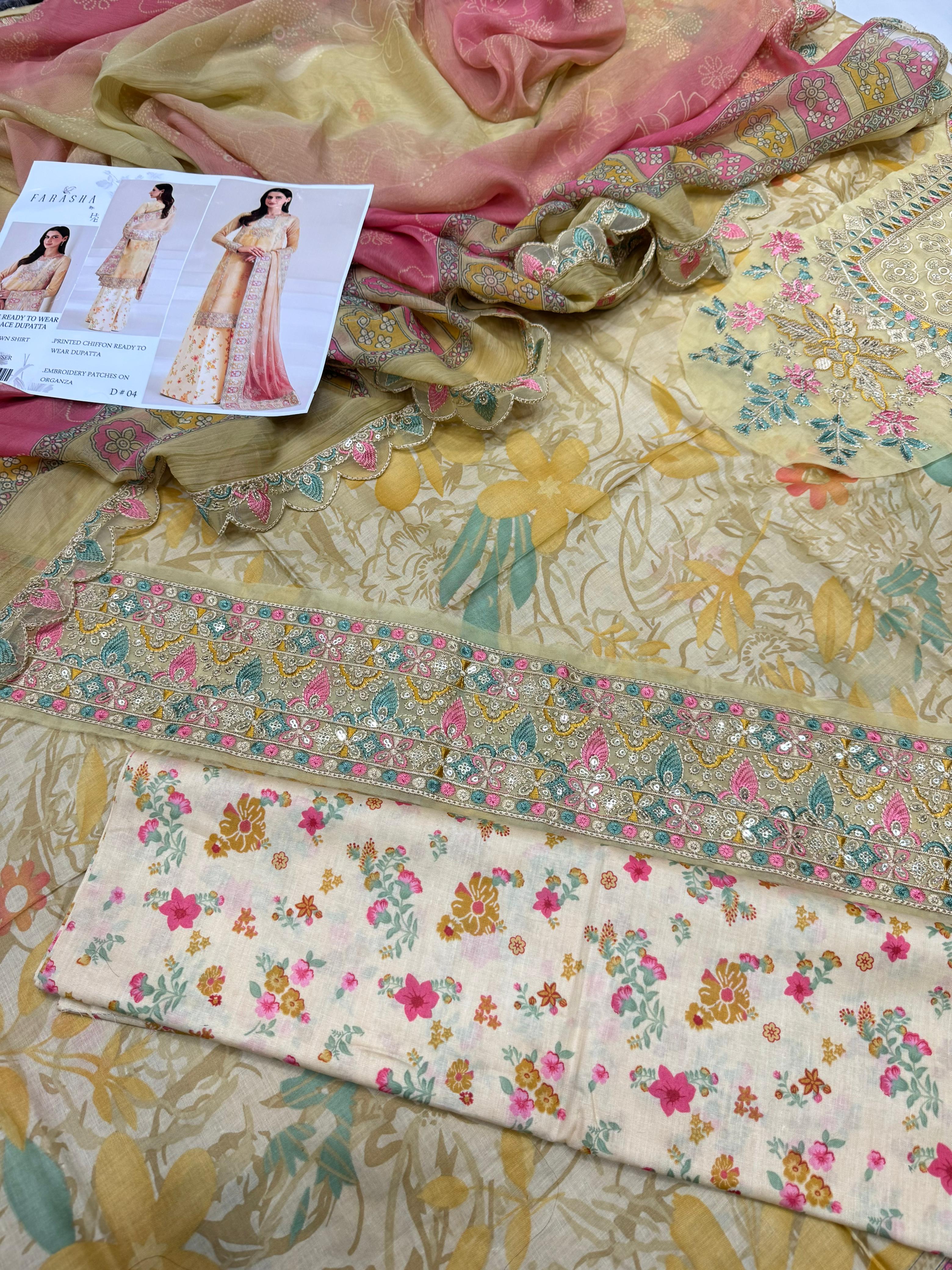 FARASHA Digital Print 3pc D31