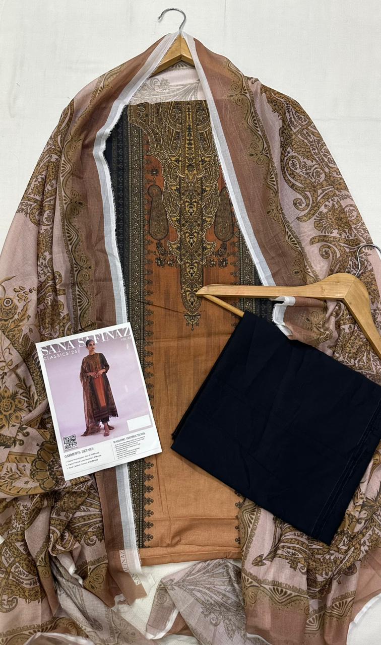 SANA SAFINAZ 3Pc Digital Print D9