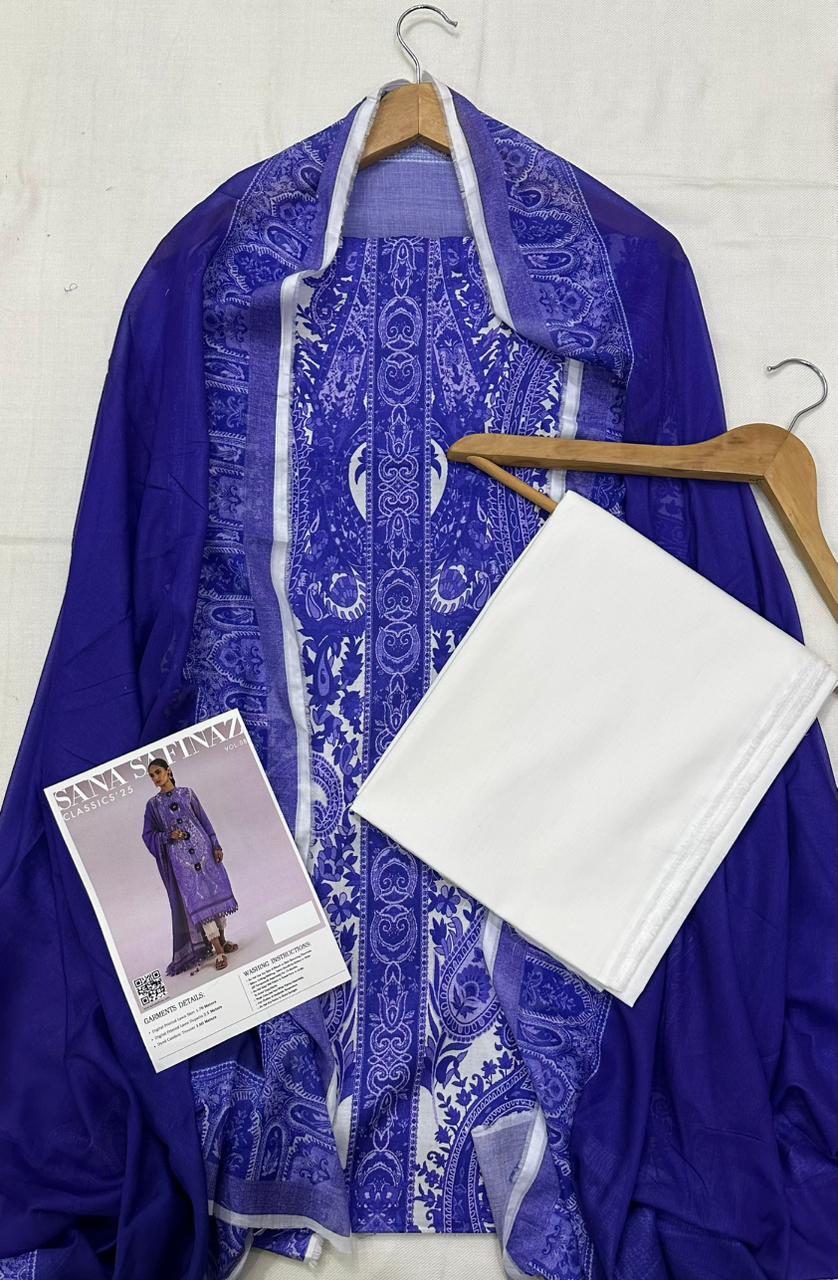 SANA SAFINAZ  3Pc Digital Print D2