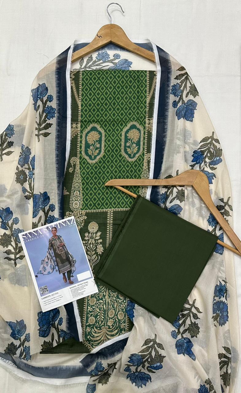 SANA SAFINAZ  3Pc Digital Print D4