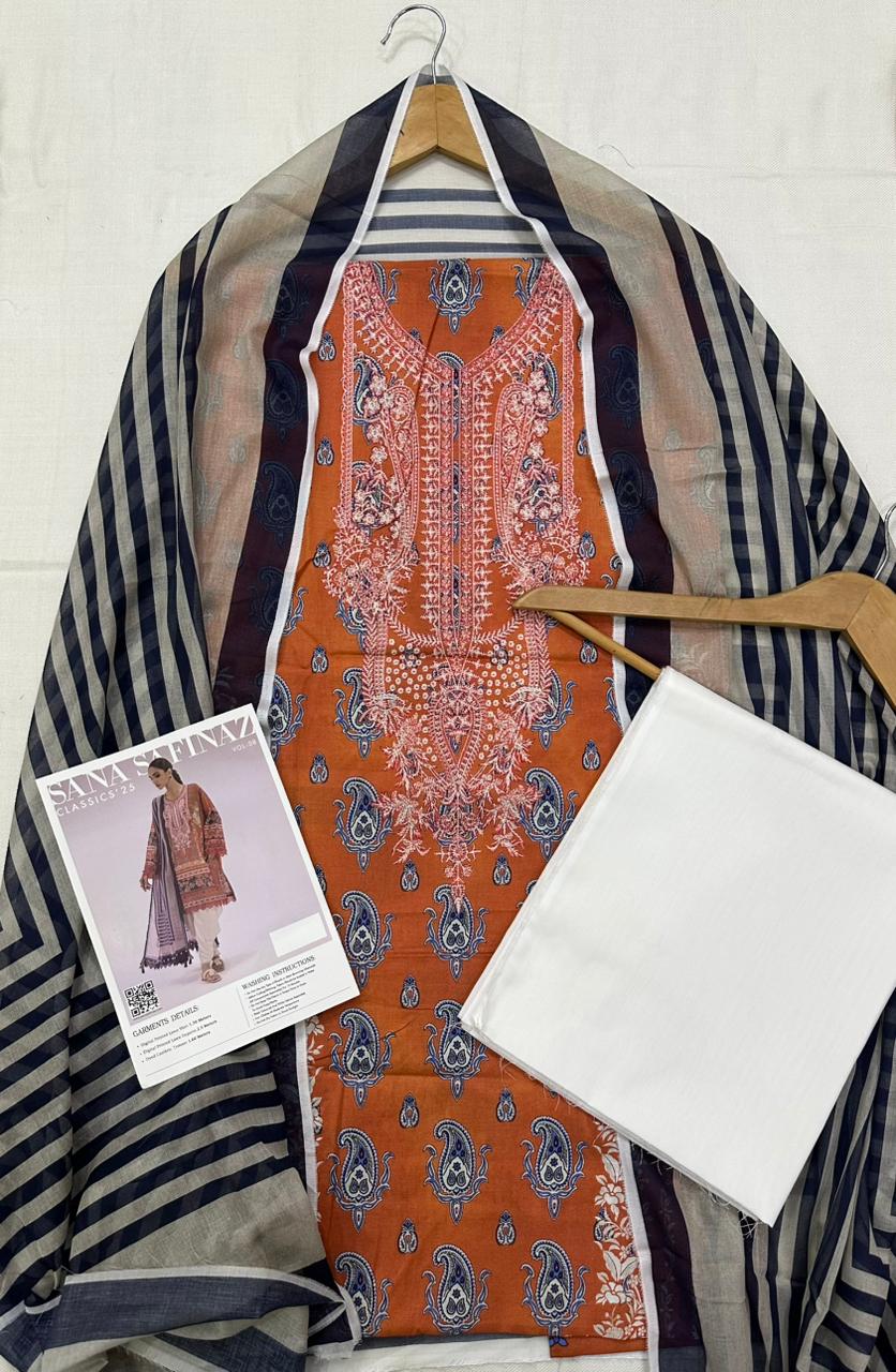 SANA SAFINAZ  3Pc Digital Print D5
