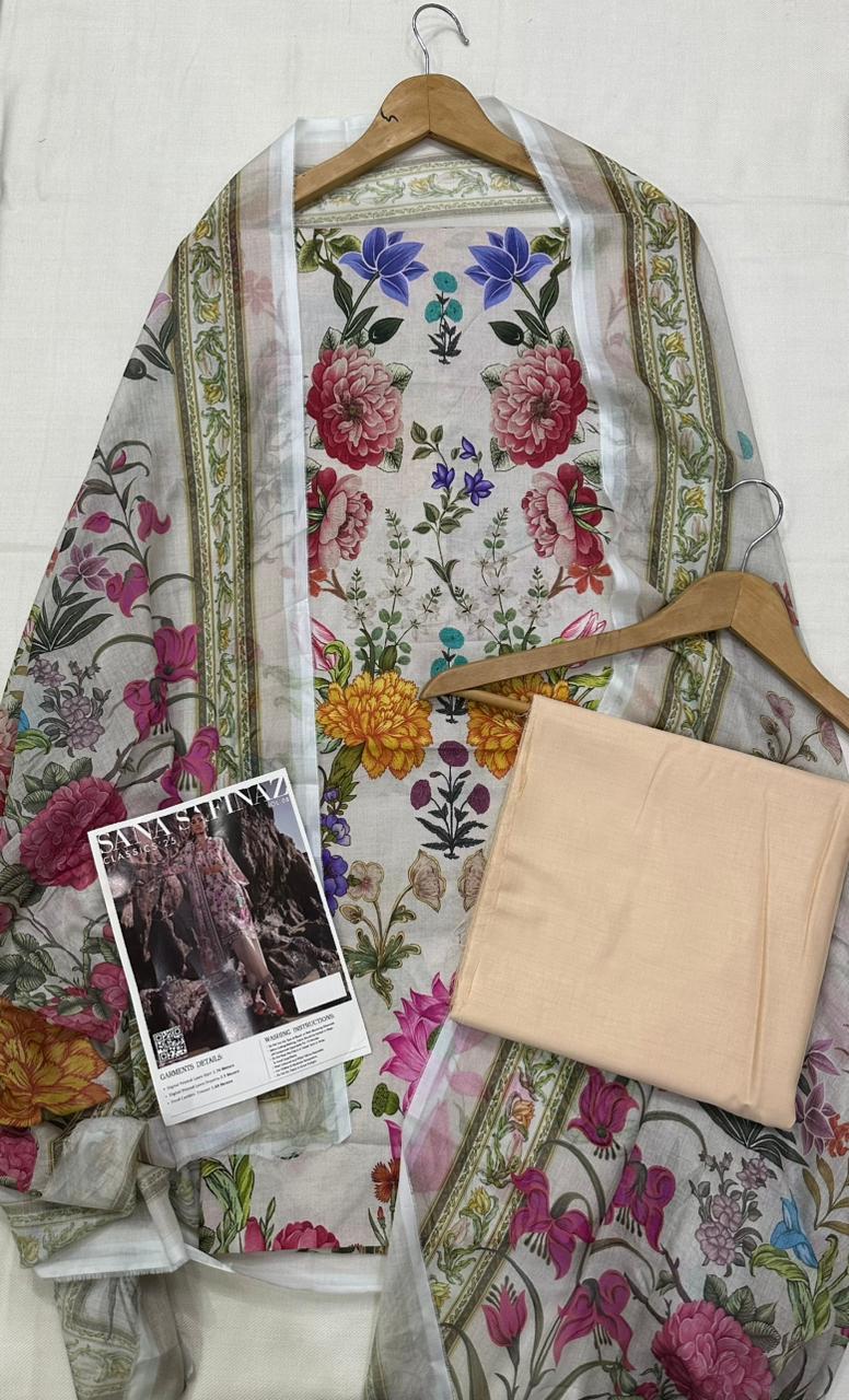 SANA SAFINAZ 3Pc Digital Print D10