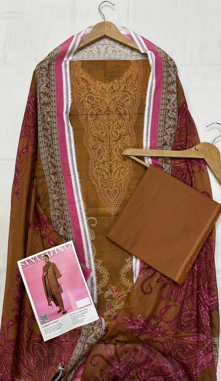 SANA SAFINAZ  3Pc Digital Print D6