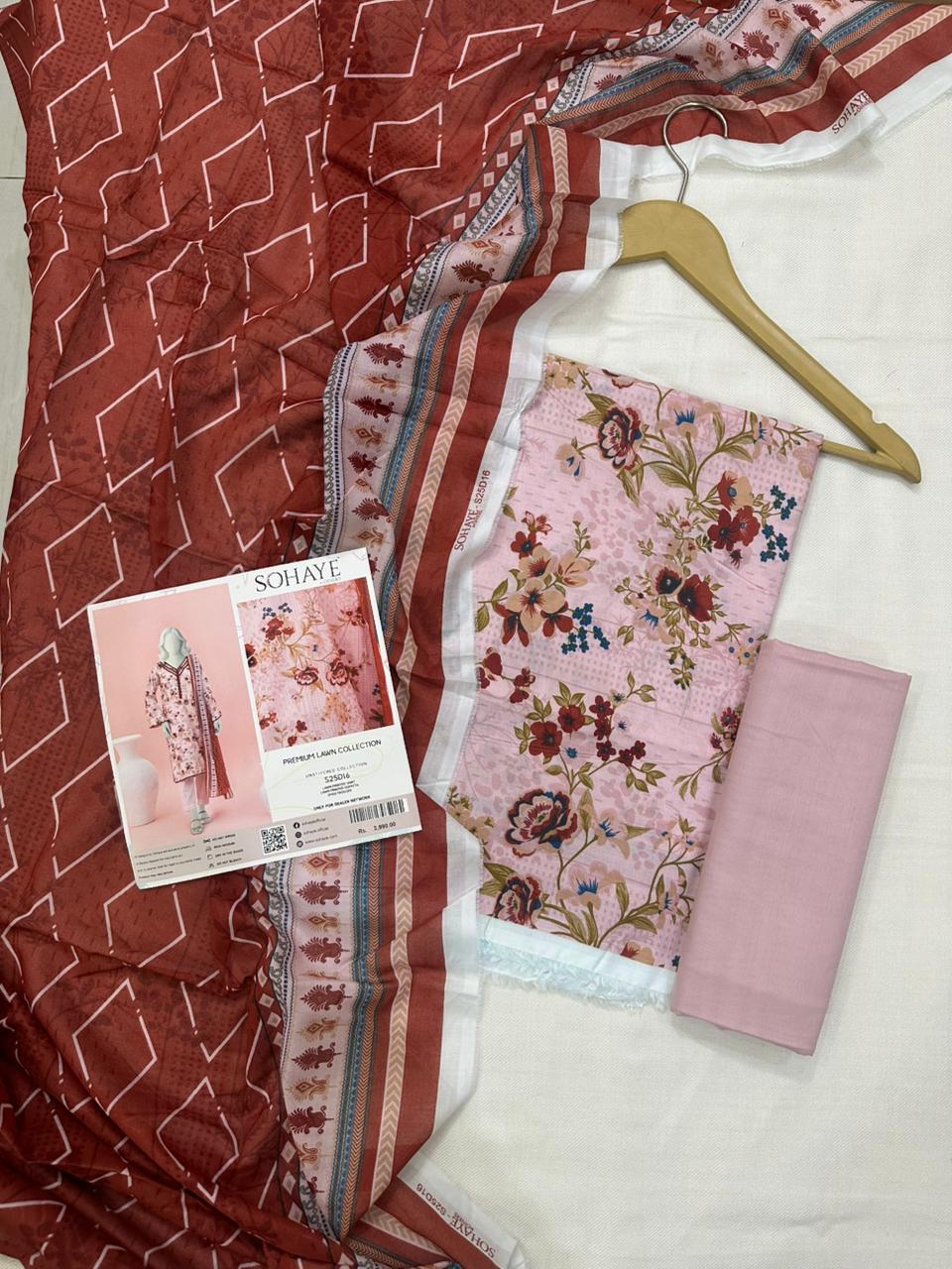 SOHAYE By Diners 3Pc Digital Print D18