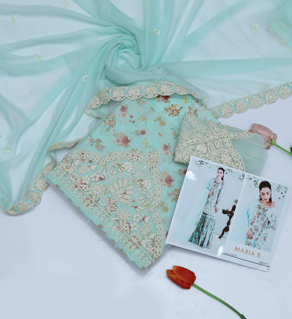 MARIA B 3PC | UNSTITCHED | D51