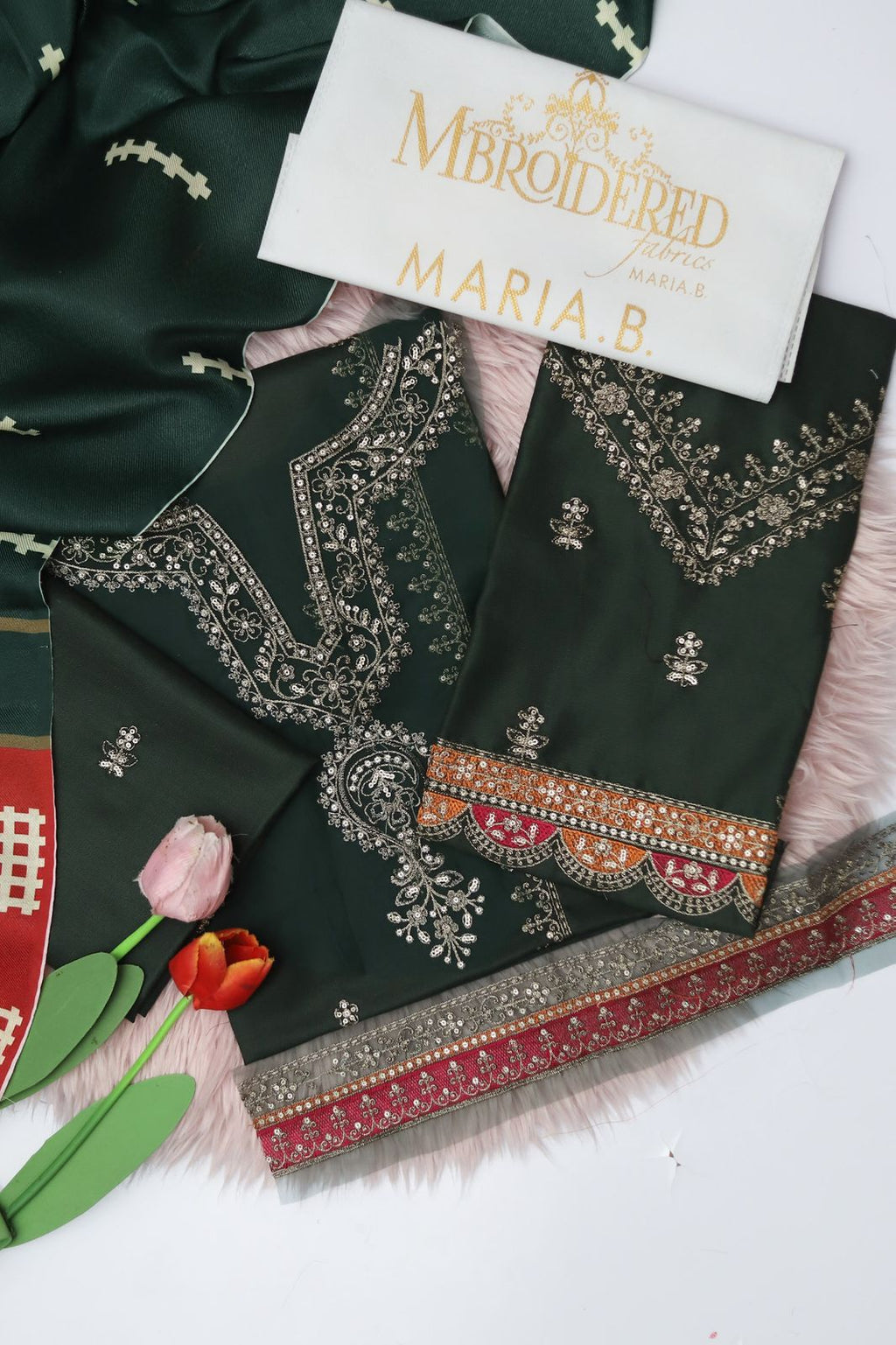 MARIA B 3PC | UNSTITCHED | D48