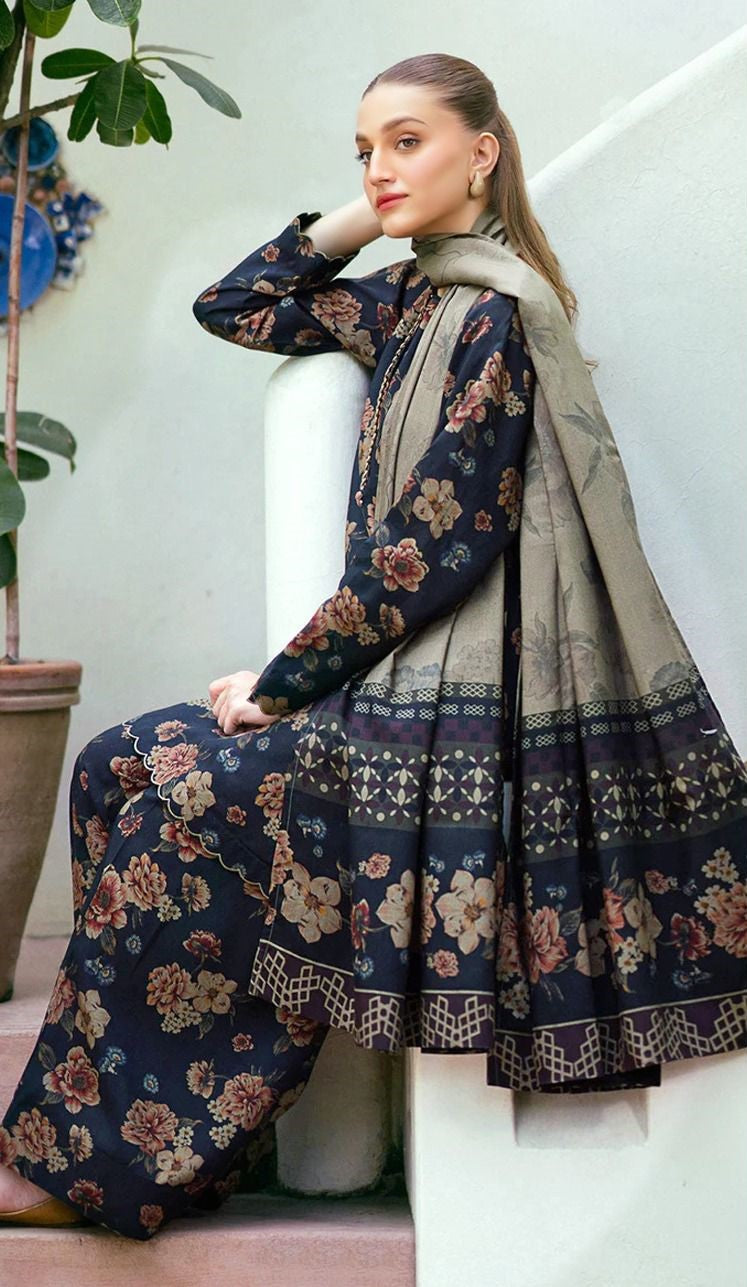 BAROQUE 3PC | UNSTITCHED | D69