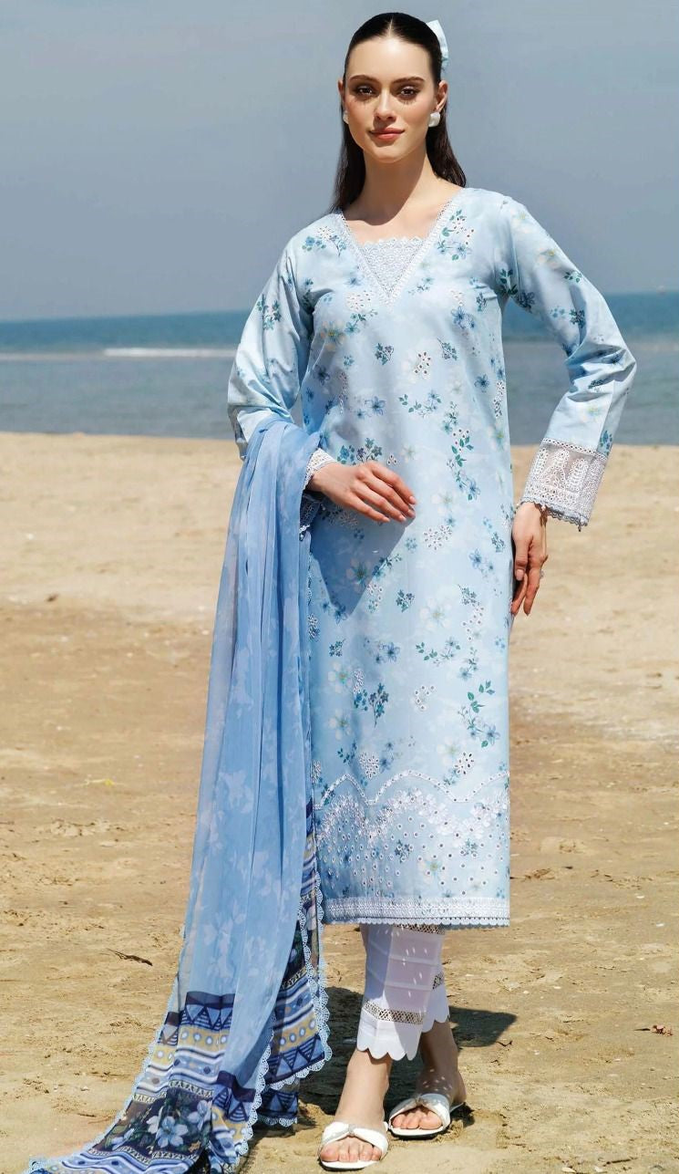 FARASHA 3PC | UNSTITCHED | D67