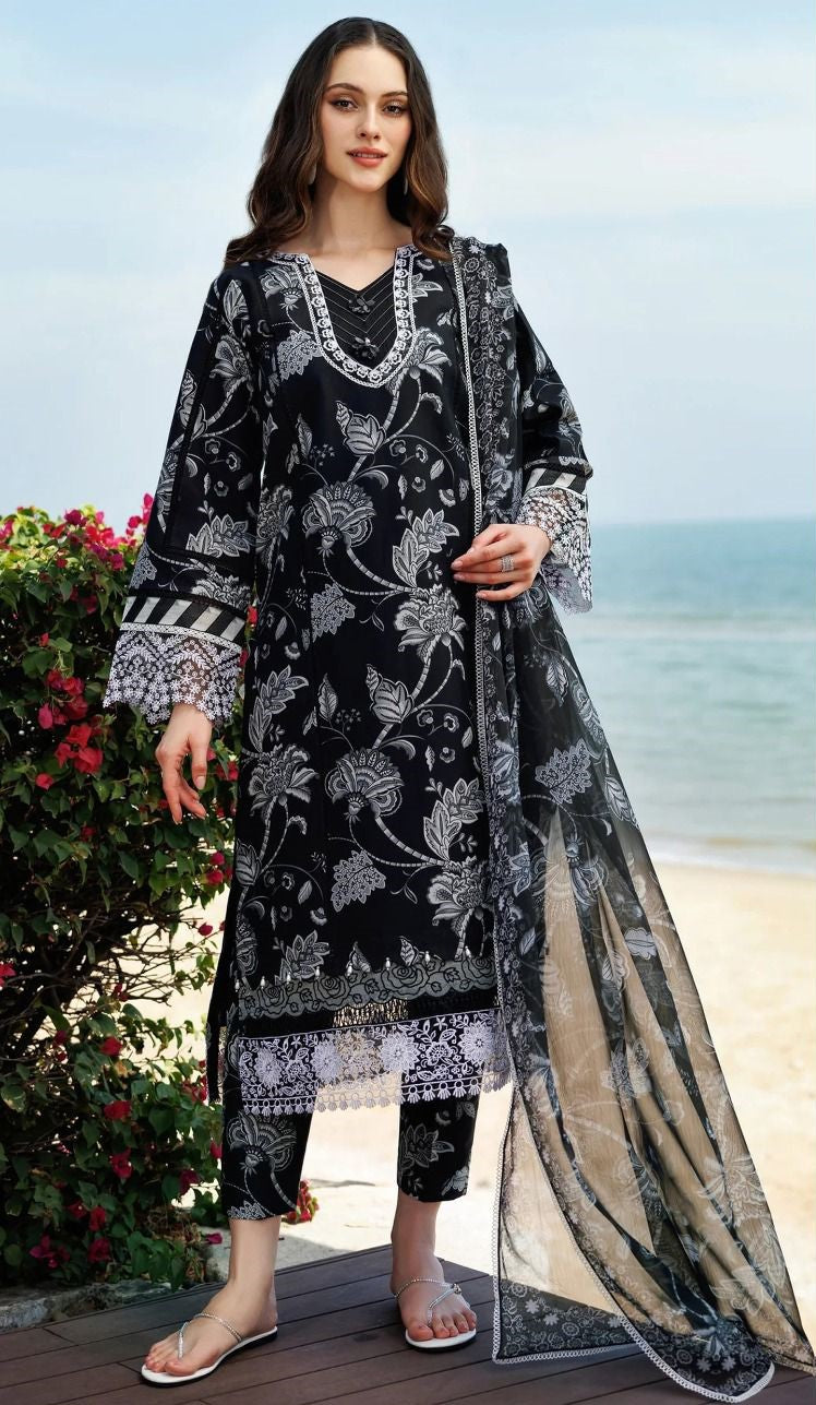 IZNIK 3PC | UNSTITCHED | D66