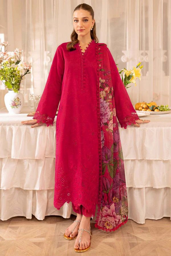 Lawn Embroidered 3Pc