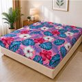 Printed Quilted Mattress Cover (Design 12)