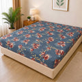 Printed Quilted Mattress Cover (Design 22)