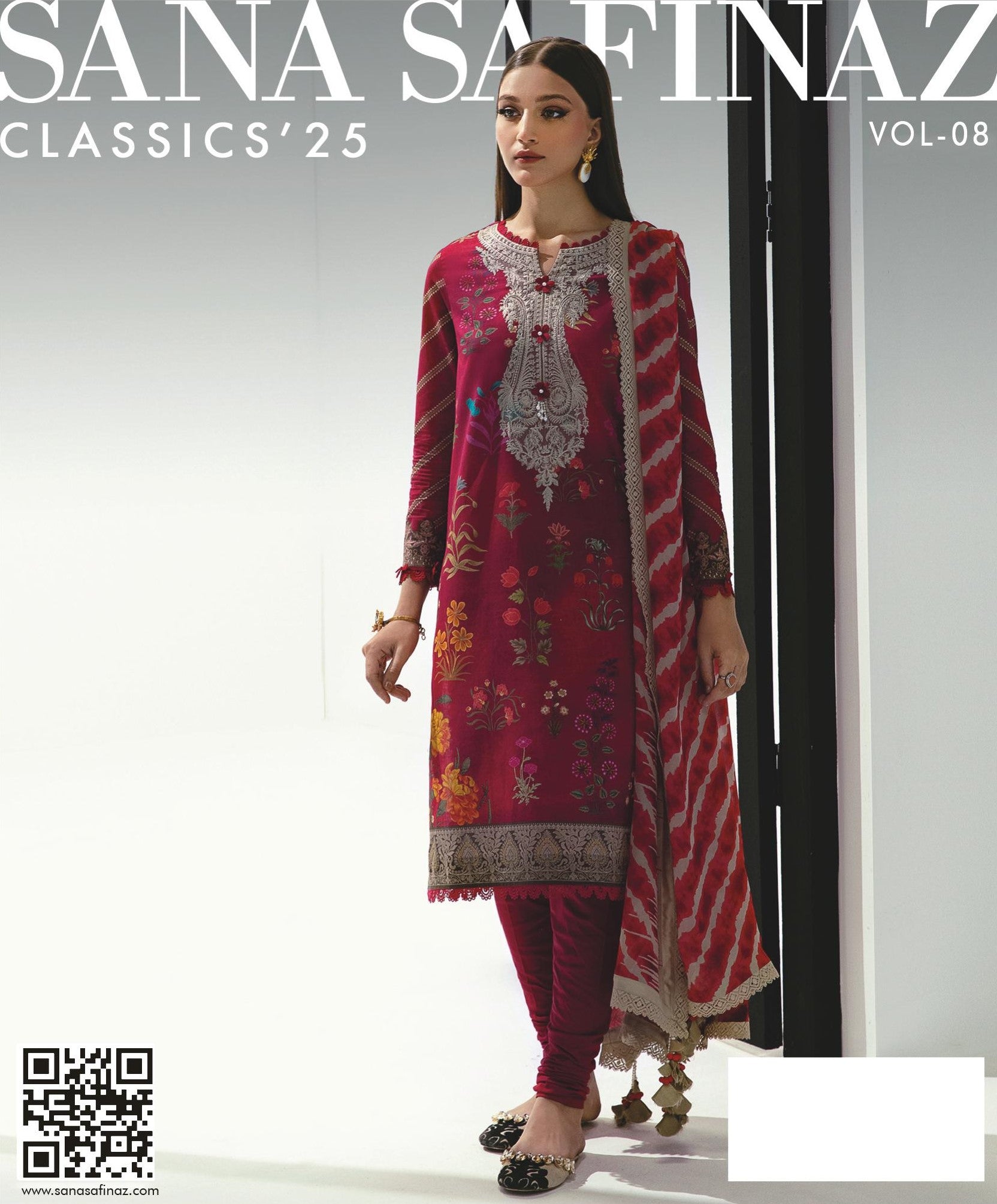 SANA SAFINAZ  3Pc Digital Print D3