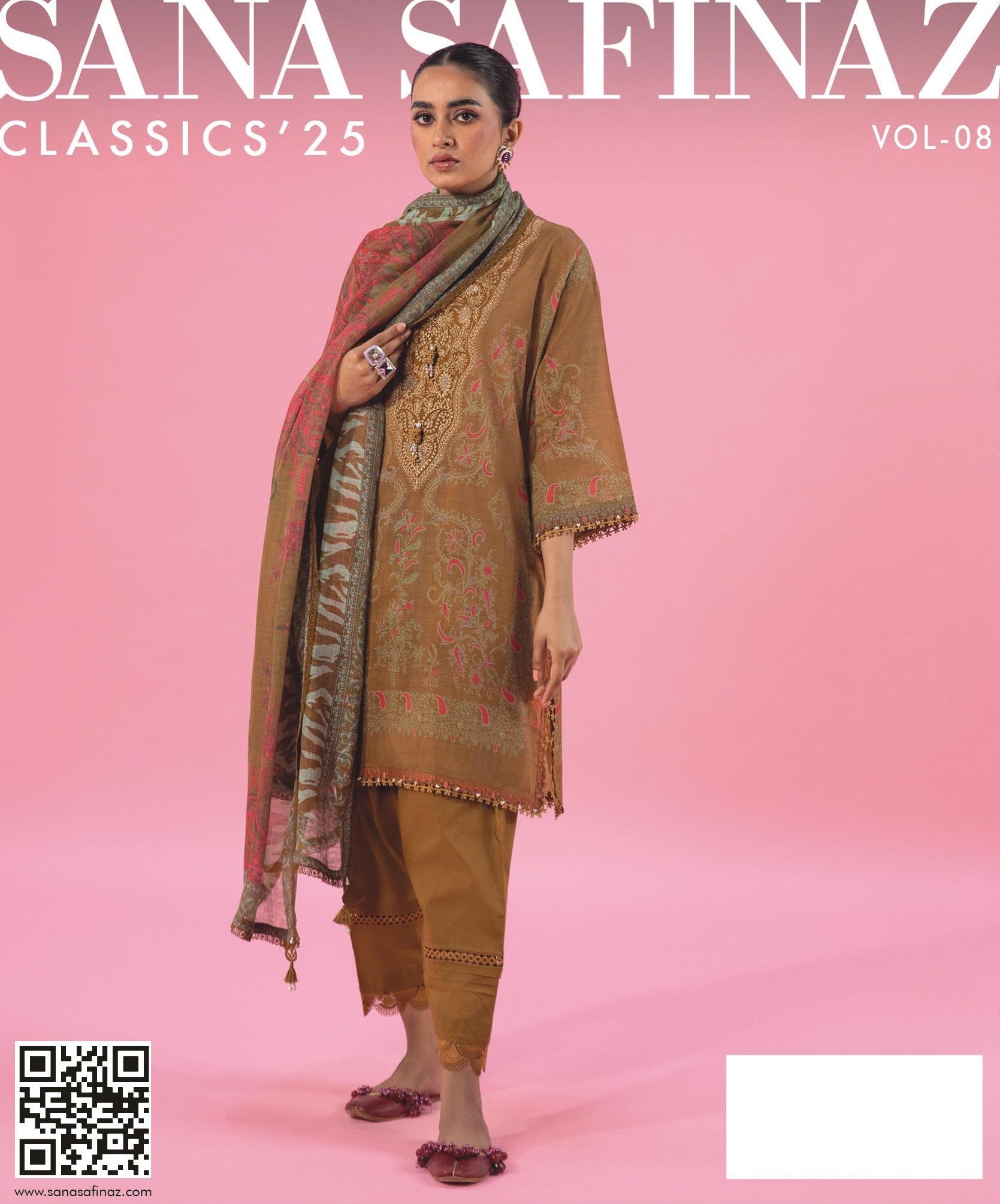 SANA SAFINAZ  3Pc Digital Print D6