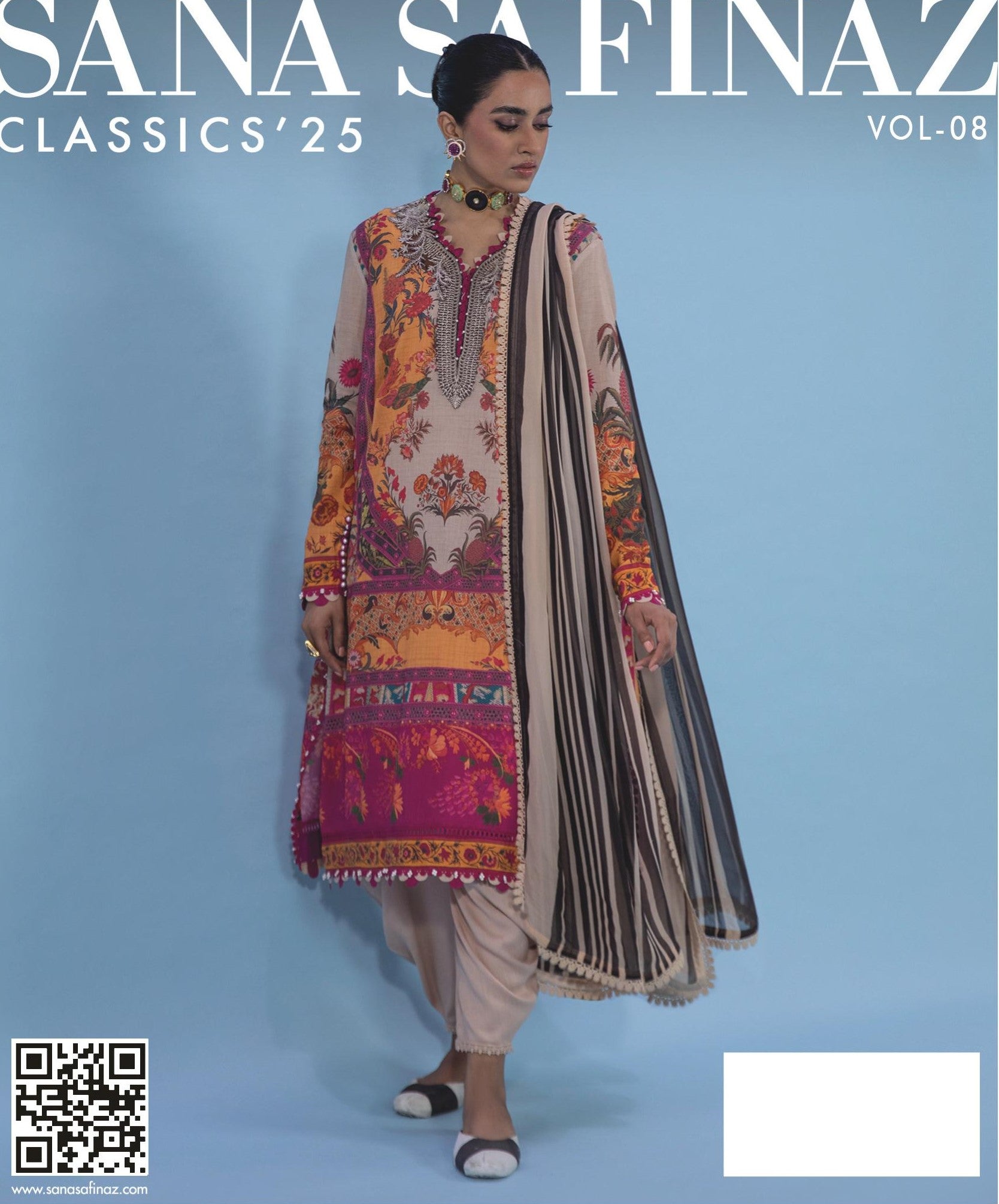 SANA SAFINAZ  3Pc Digital Print D1