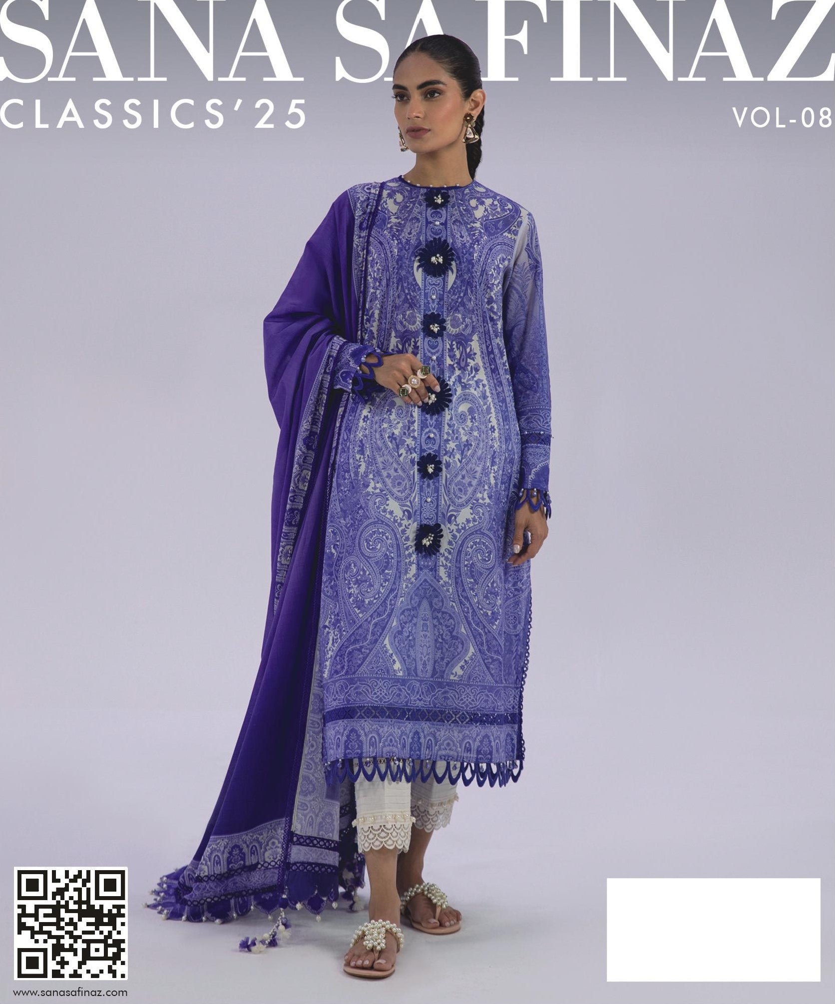 SANA SAFINAZ  3Pc Digital Print D2